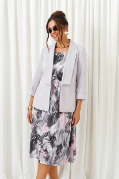 Жакет, платье Beautiful&Free 6408 сиреневый - фото 2