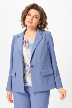 Блуза, брюки, жакет БагираАнТа 1016 сирень - фото 3