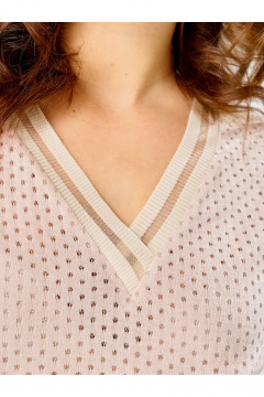 Джемпер Condra 16307 персиковый - фото 5