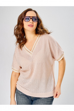 Джемпер Condra 16307 персиковый - фото 4