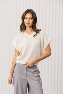 Джемпер Romgil РВ0374-АК2 молочный - фото 4