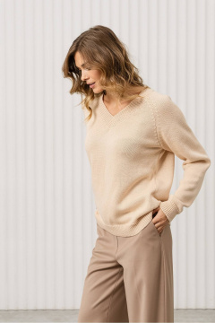 Джемпер Romgil РВ0380-ХЛ2 светло-бежевый - фото 5