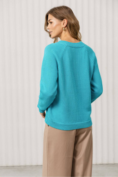 Джемпер Romgil РВ0380-ХЛ2 темно-бирюзовый - фото 2