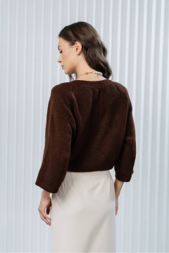 Джемпер Romgil РВ0381-АК2 шоколадный - фото 2