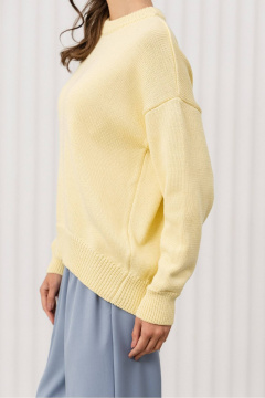 Джемпер Romgil РВ0406-ХЛ2 светло-желтый - фото 4