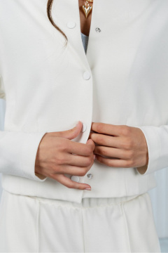 Брюки, жакет Romgil РП0109-ВИ2 молочный - фото 5