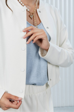 Брюки, жакет Romgil РП0109-ВИ2 молочный - фото 3