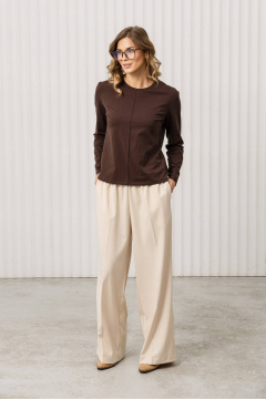 Джемпер Romgil РП0145-ХЛ2 темно-шоколадный - фото 5