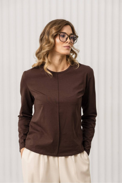 Джемпер Romgil РП0145-ХЛ2 темно-шоколадный - фото 3