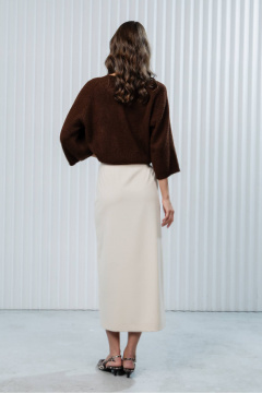 Юбка Romgil РТ0124-ВИ2 белый шоколад - фото 5