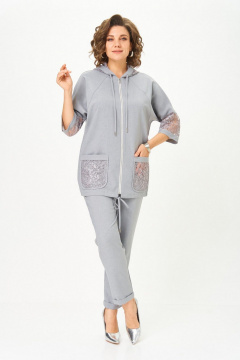 Брюки, жакет Svetlana-Style 1577 светло-серый - фото 1