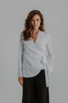 Блуза AEQU 120003-white - фото 1