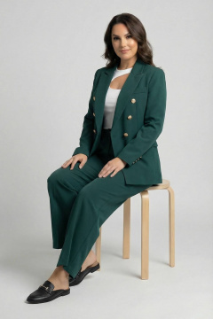 Брюки, жакет AURA otd 9183 изумруд - фото 5