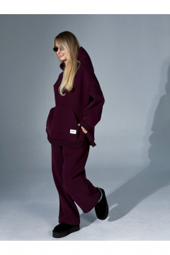 Брюки, худи Urban Base UB102-r винный - фото 4