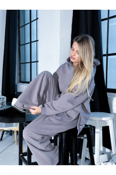 Брюки, худи Urban Base UB103 пепельный - фото 3