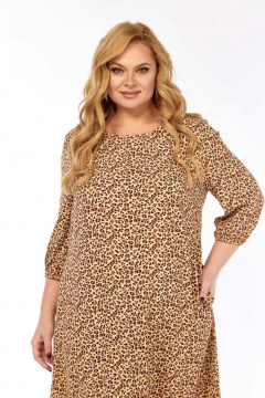 Платье СиБон 0299 рыжий - фото 3