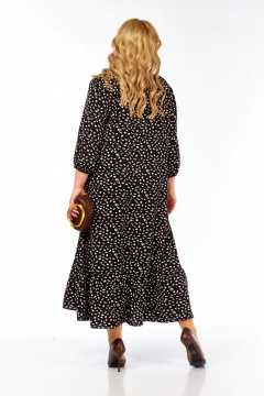 Платье СиБон 0350 темный+бежевый - фото 3