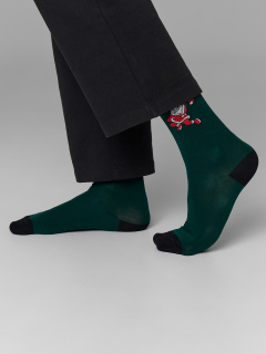 Носки Mark Formelle 017K-3417/25017K хвойный_рис.3417 - фото 1