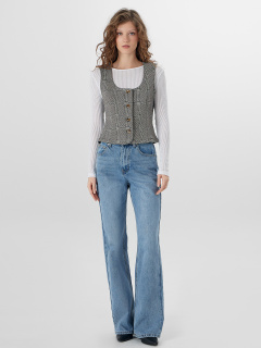 Жилет Mark Formelle 172060/25-41252П-4 коричневая_клеточка - фото 1