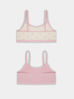 Топ Mark Formelle 517718-2/25-37986П-5 персиковые_вишенки_на_молочном_розовый - фото 1