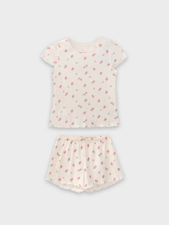 Футболка, шорты Mark Formelle 567752/25-39554ПП-1 цветы_на_молочном1 - фото 1