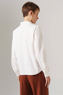 Блуза Nelva 23158 молочный - фото 5