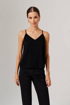 Топ Nelva 23176 черный - фото 1