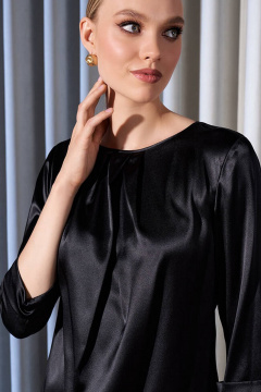 Блуза Nelva 23178 черный - фото 2