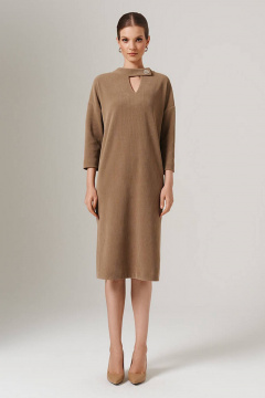 Платье Nelva 51635 капучино - фото 1