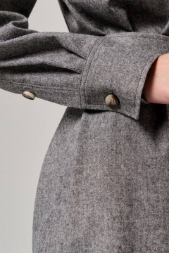 Платье Nelva 51643 чсерый меланж - фото 5