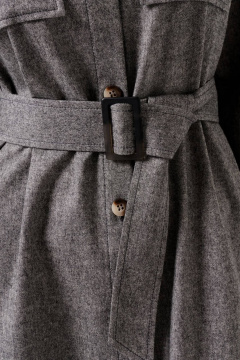 Платье Nelva 51643 чсерый меланж - фото 3