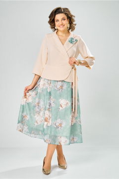 Платье Bonna Image 922-1/6 бежевый - фото 1