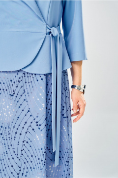 Платье Bonna Image 922-1/10 голубой - фото 3