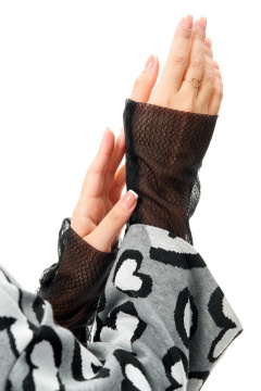 Джемпер, манжеты T&N 7724 сердечки - фото 3