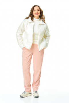Брюки, куртка T&N 7734 молочный-пудра - фото 2