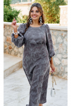 Платье Vittoria Queen 27103 меланж_серый - фото 3