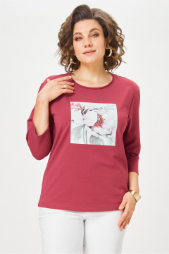 Джемпер Rumoda 2282 бордовый_дл. р. - фото 5