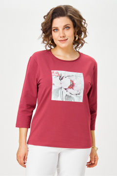 Джемпер Rumoda 2282 бордовый_дл. р. - фото 1