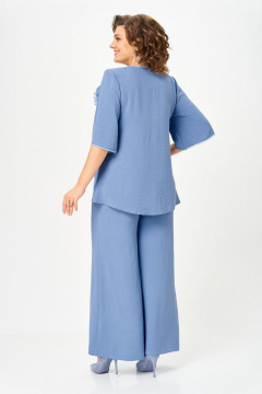 Блуза, брюки Svetlana-Style 1933 индиго - фото 2