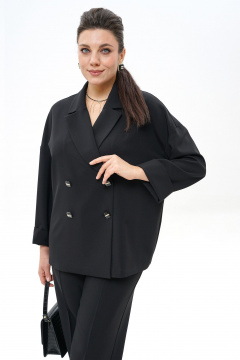 Брюки, жакет Alani Collection 2437 черный - фото 5