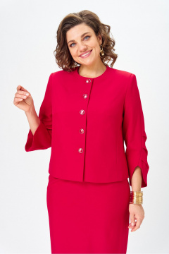 Жакет, юбка Vilena 1126 красный - фото 5