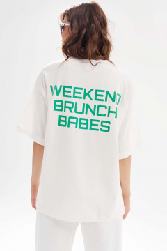 Майка 10DENCY 23504 молочный/зеленый - фото 3