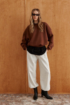 Свитшот 10DENCY 23621 коричневый - фото 2