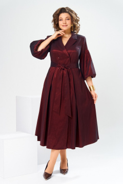 Платье Romanovich Style 1-2837 бордовый-1 - фото 2