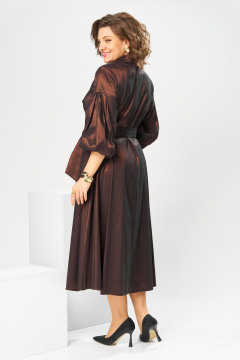 Платье Romanovich Style 1-2837 коричневый - фото 5