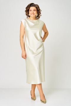 Платье ANASTASIA MAK 1317 молочный - фото 1