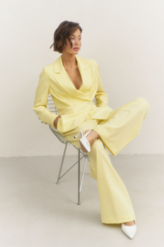 Брюки, жакет RINKA 1492 желтый - фото 5