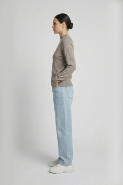 Демисезонный реглан-свитер с воротником-стойкой и ластиком Полесье С3316-15 5С1754-Д43 170,176 бледно-коричневый - фото 4