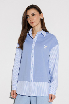 Блуза Butеr 3257 небесный - фото 1