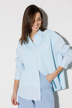 Блуза Butеr 3257 голубой - фото 2